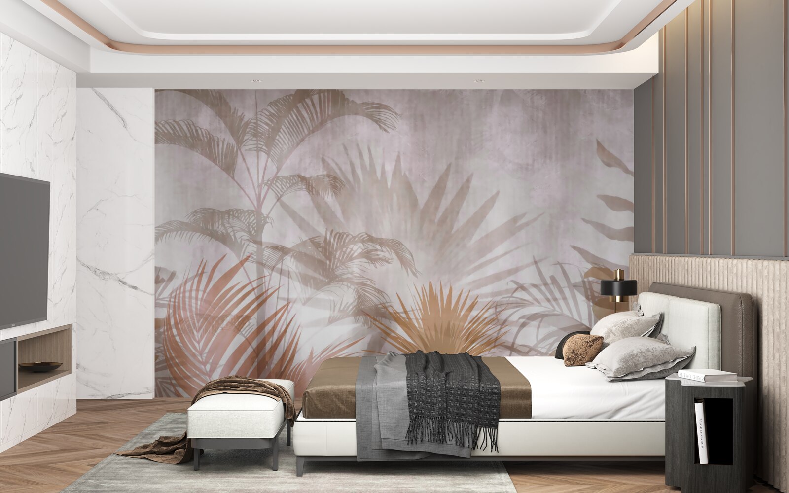 Fototapeta tropické rastliny s jemnosťou