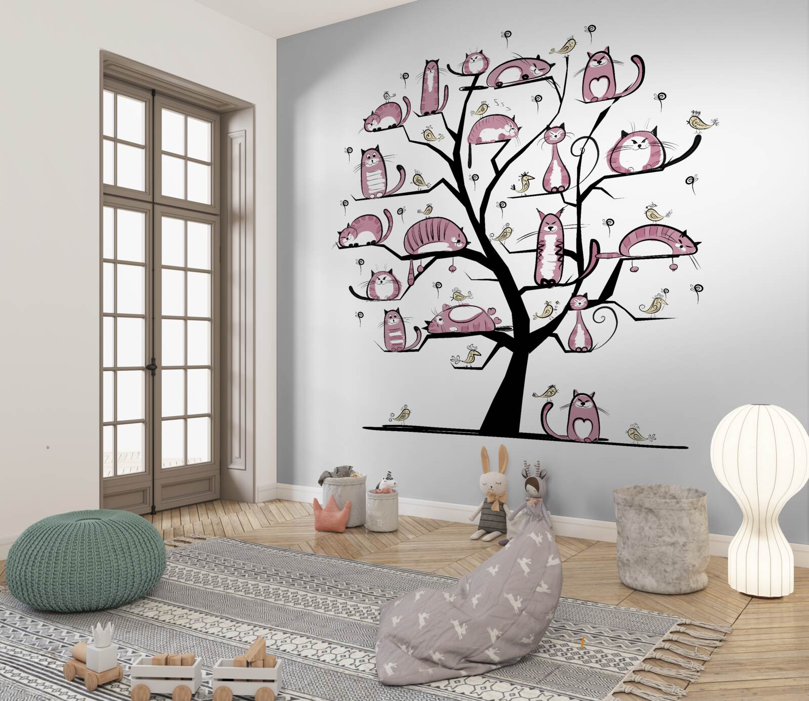 Fototapeta mačací strom