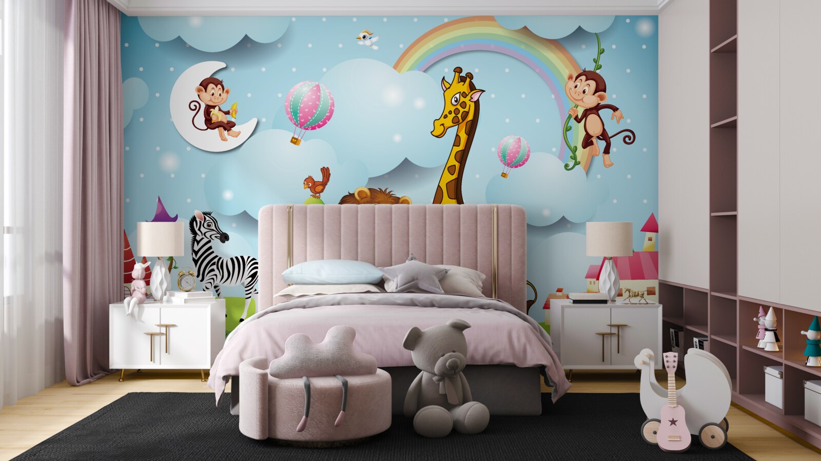 Fototapeta zvieratá na čerstvej lúke