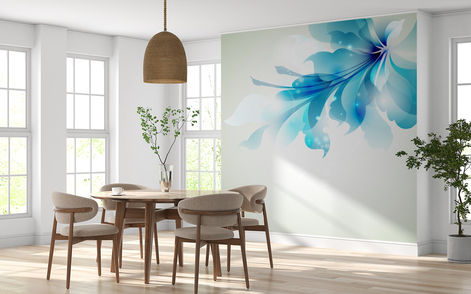 Fototapeta veľká modrá šiška