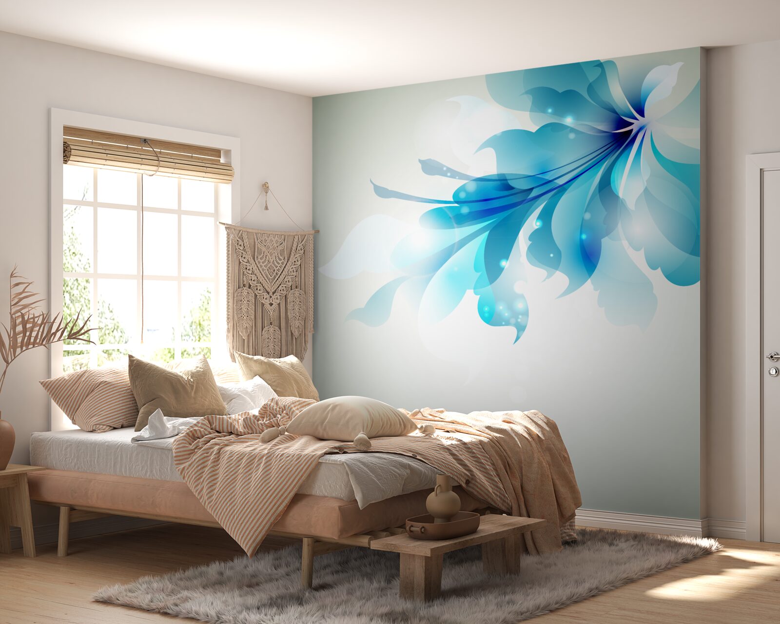 Fototapeta veľká modrá šiška