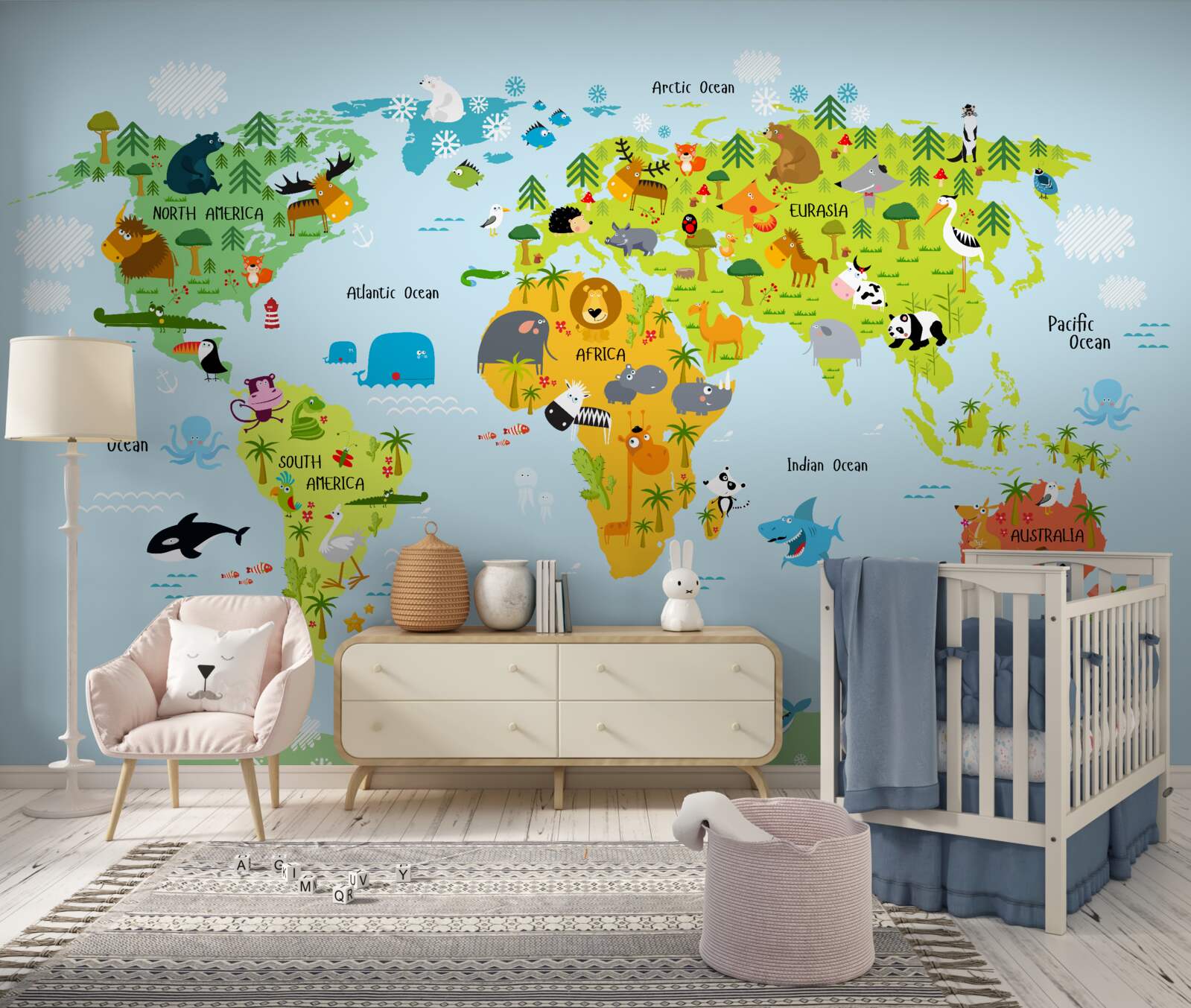 Fototapeta pulzujúca mapa sveta