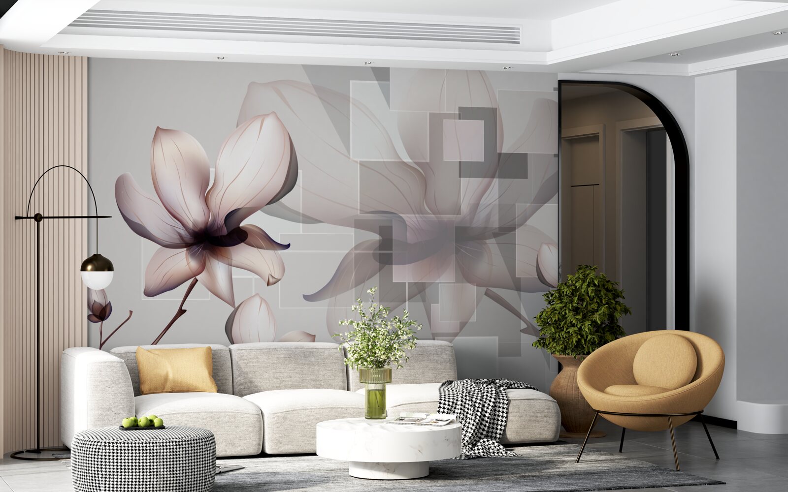 Fototapeta veľké biele magnólie