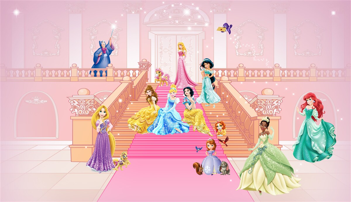Fototapeta Disney kreslené princezné