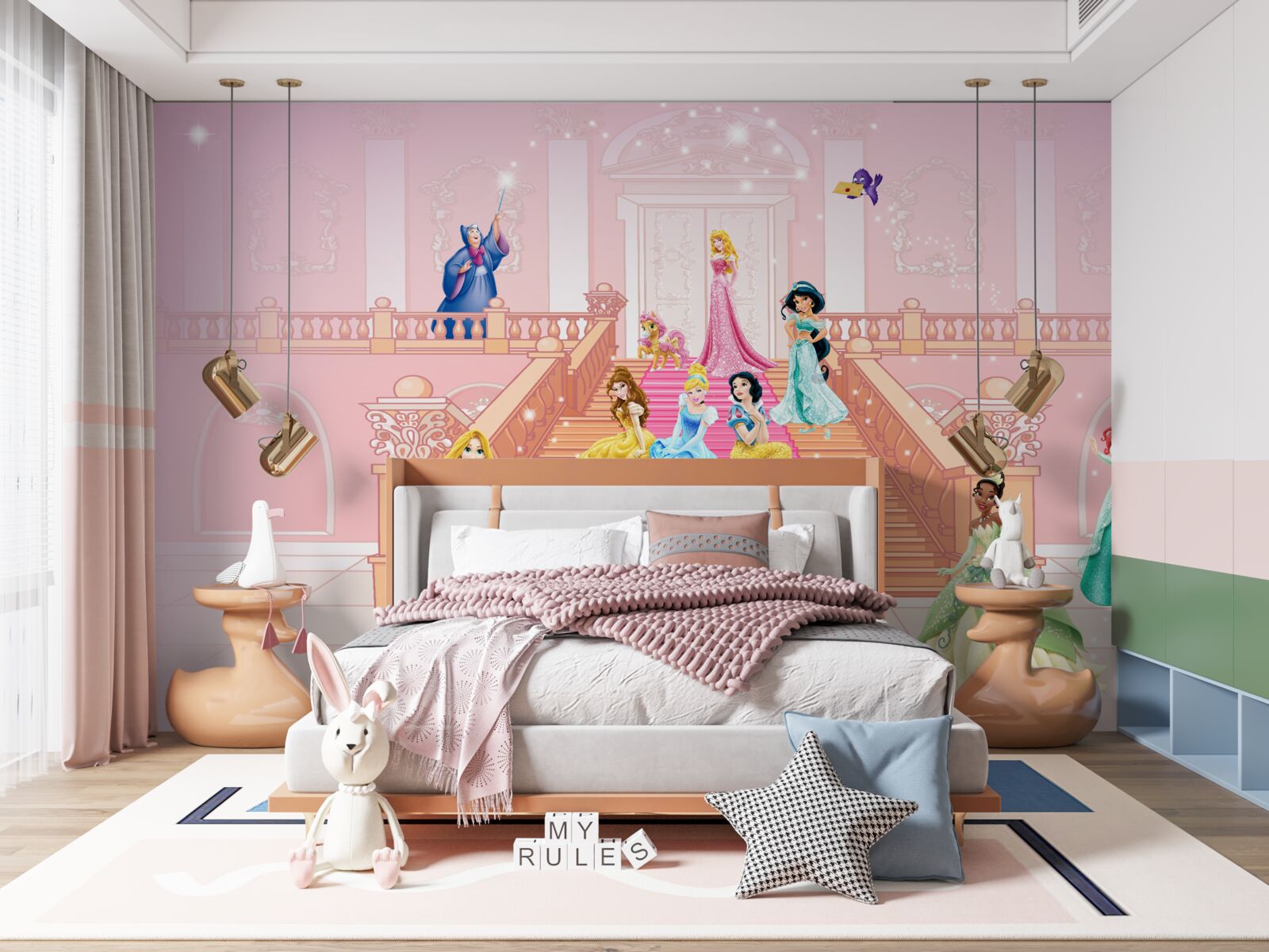 Fototapeta Disney kreslené princezné