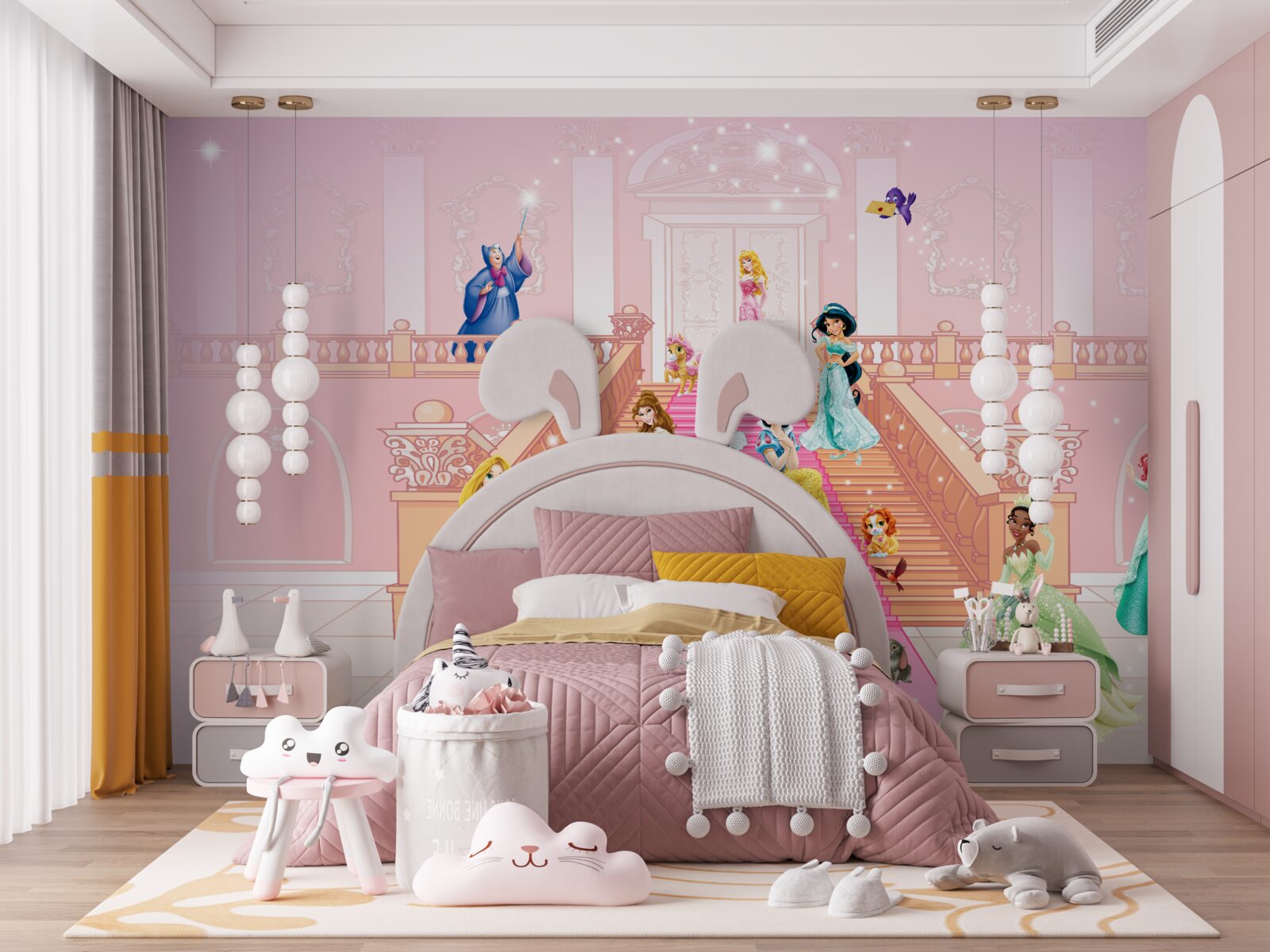 Fototapeta Disney kreslené princezné