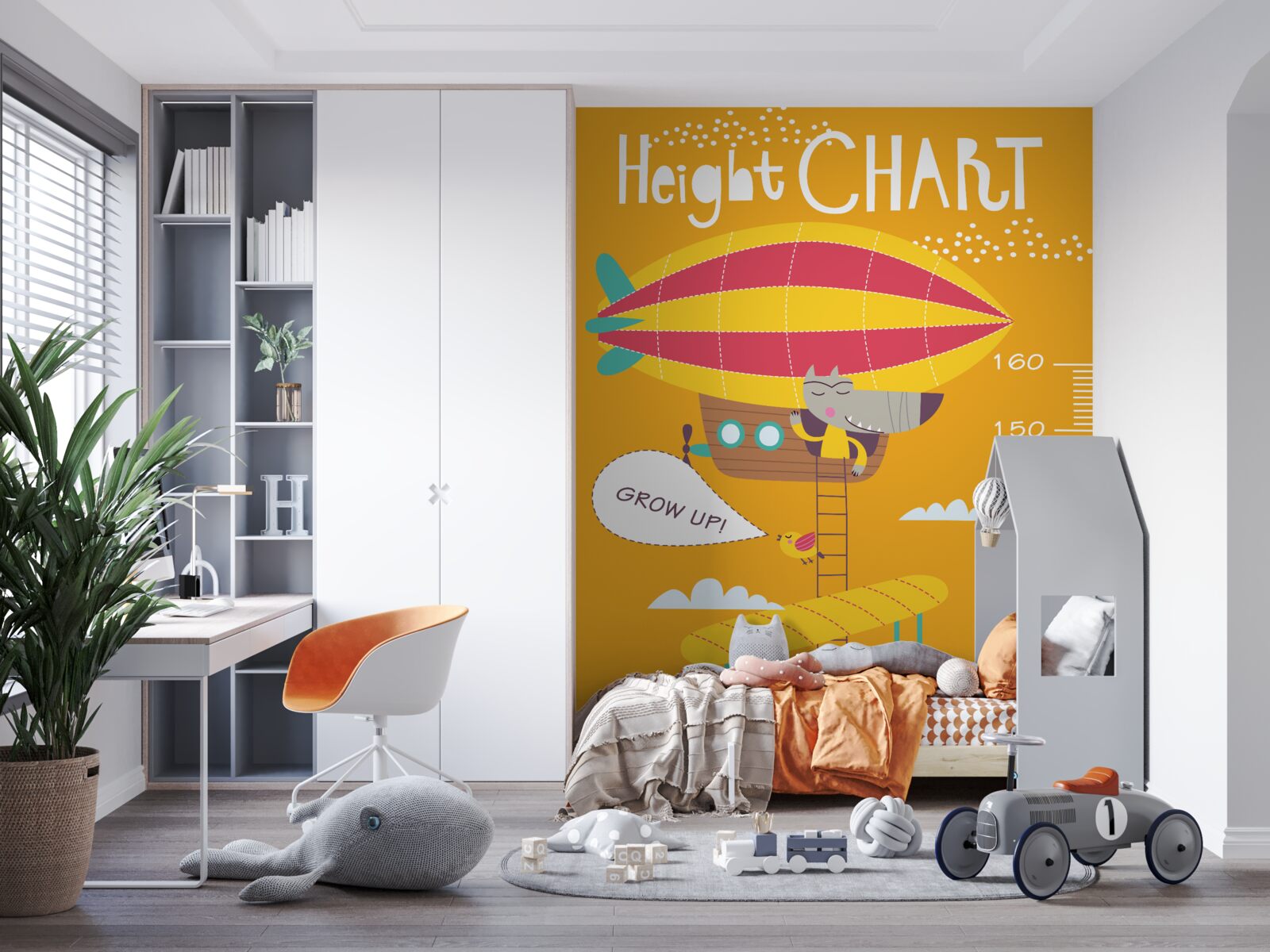 Fototapeta meracia stupnica s obrázkami zvierat