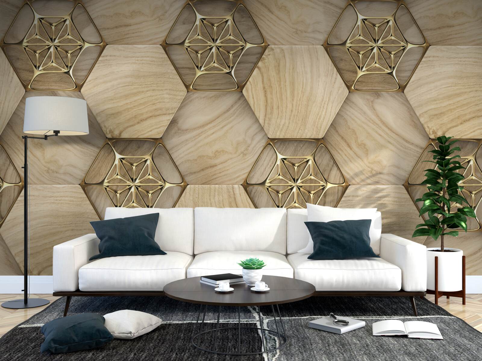 Fototapeta podlaha v abstraktnom štýle