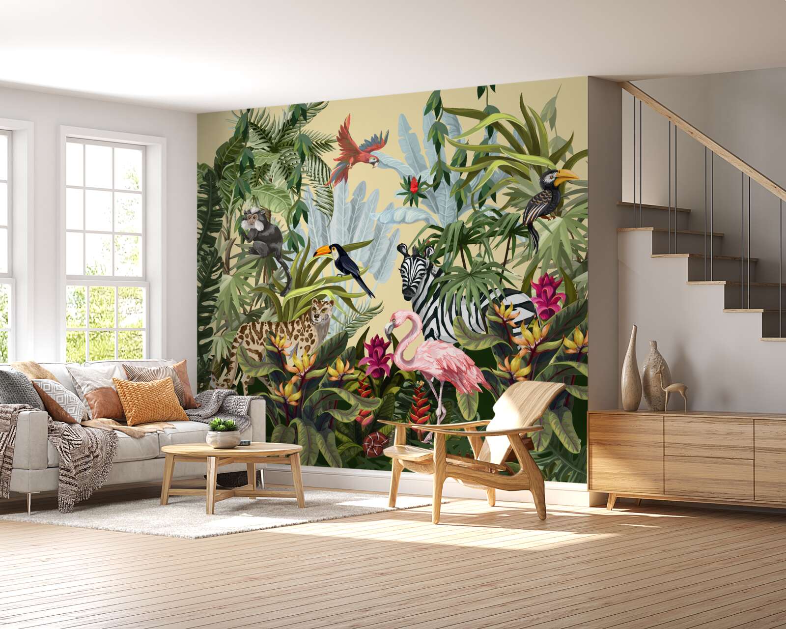 Fototapeta obyvatelia dažďového pralesa