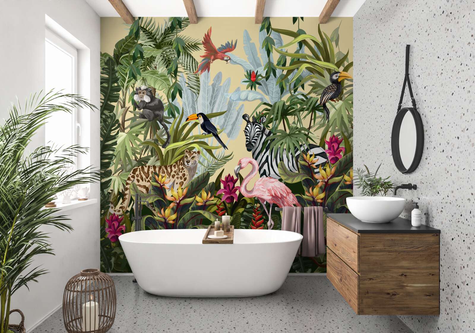 Fototapeta obyvatelia dažďového pralesa