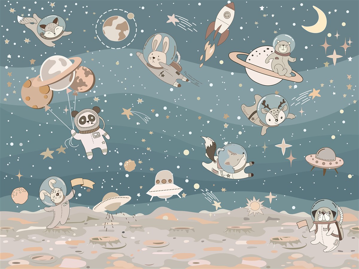 Fototapeta vesmírne zvieratá