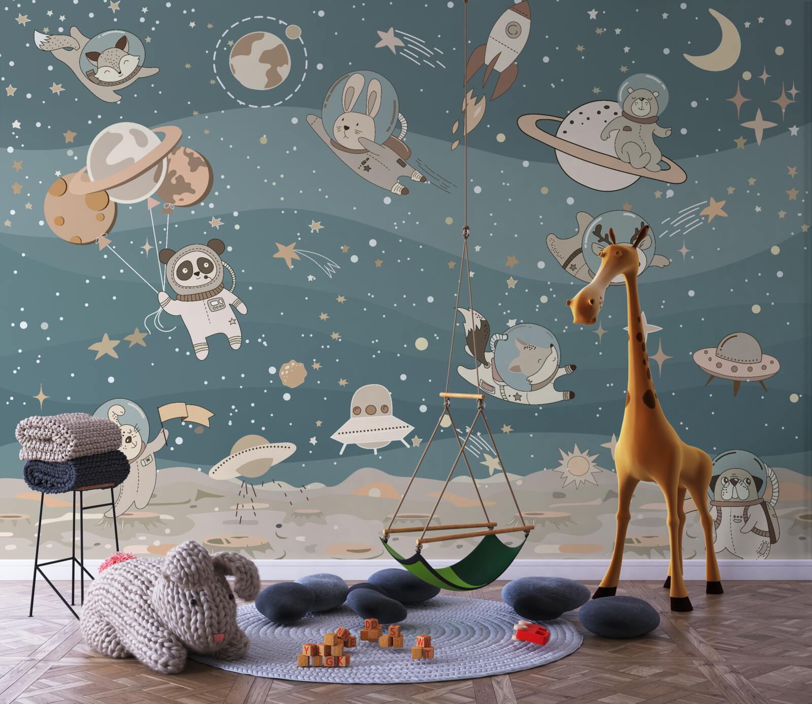 Fototapeta vesmírne zvieratá