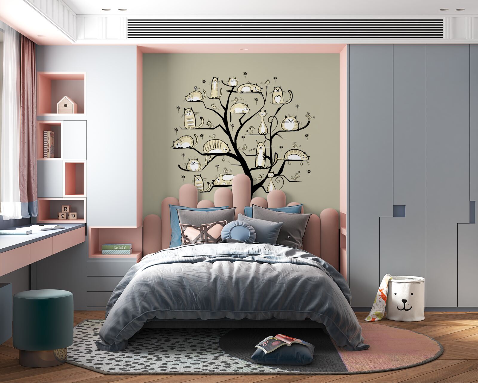 Fototapeta mačky na konári