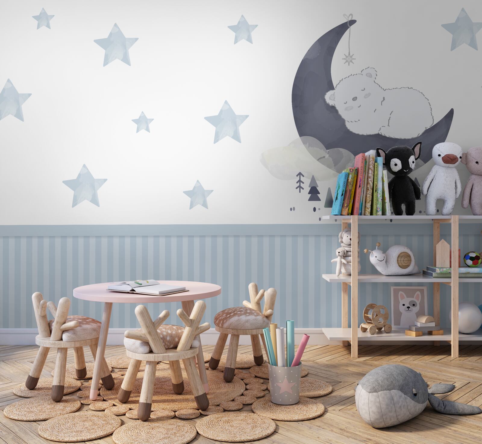 Fototapeta medveď na satelite Zeme