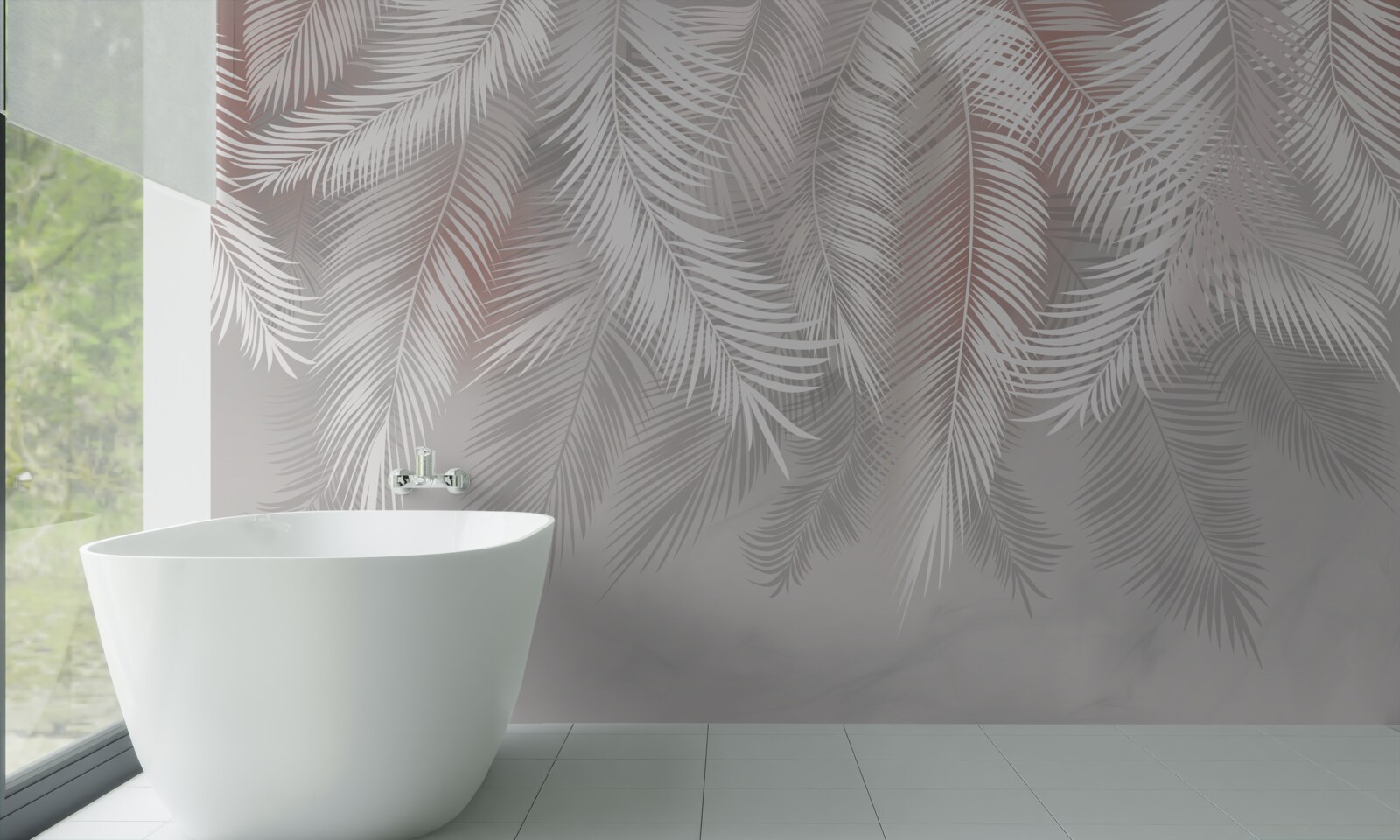 Fototapeta biele, krehké a jemné listy