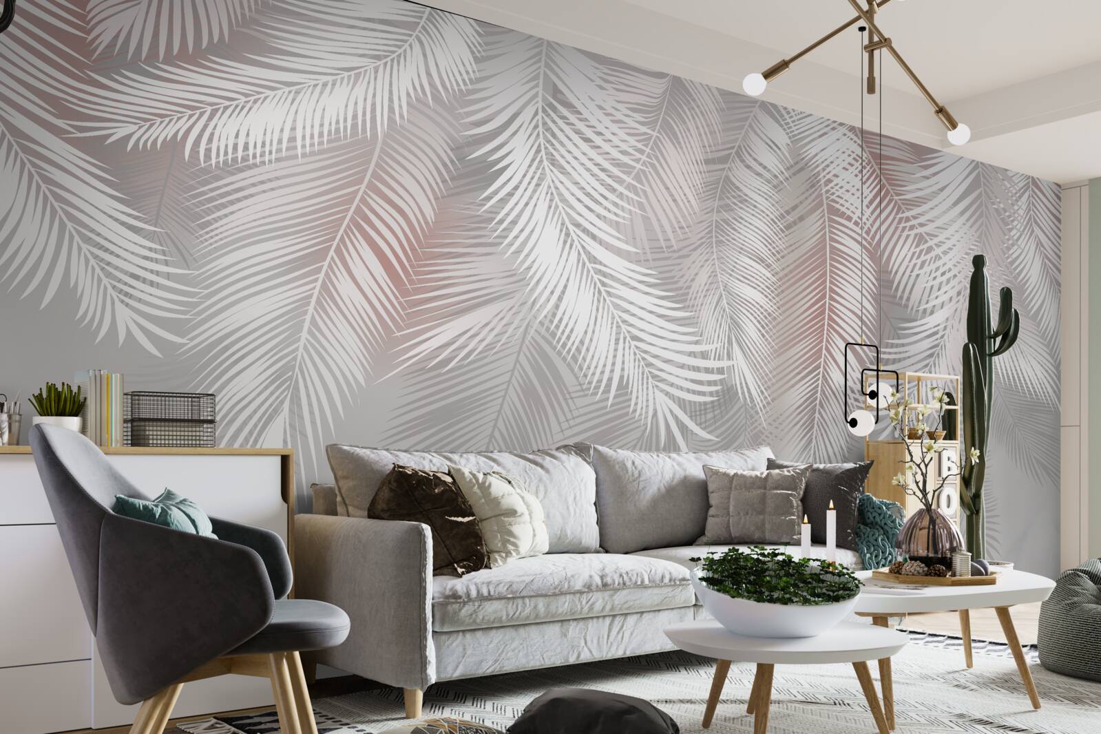 Fototapeta biele, krehké a jemné listy