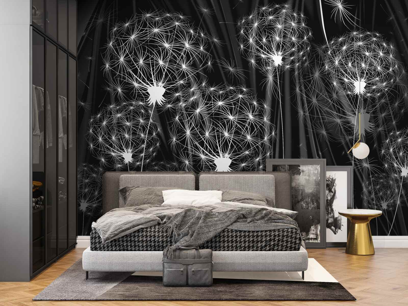 Fototapeta žiarivo biele púpavy