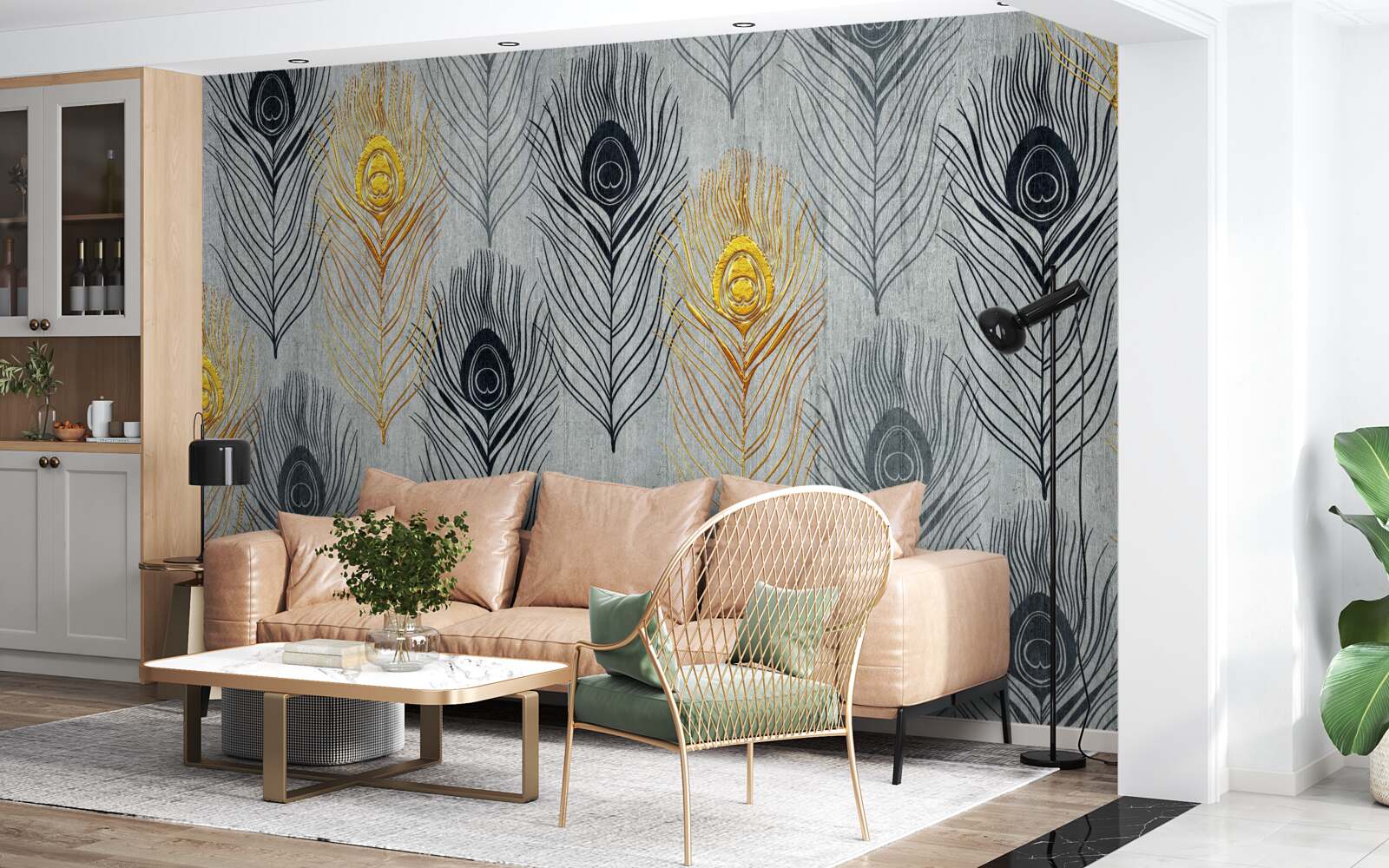 Fototapeta fénixové perie