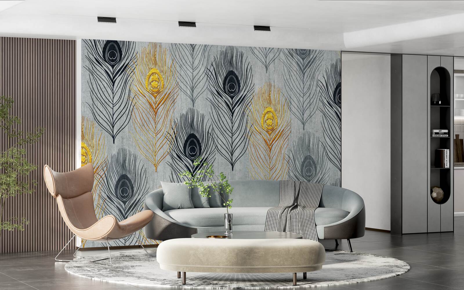 Fototapeta fénixové perie