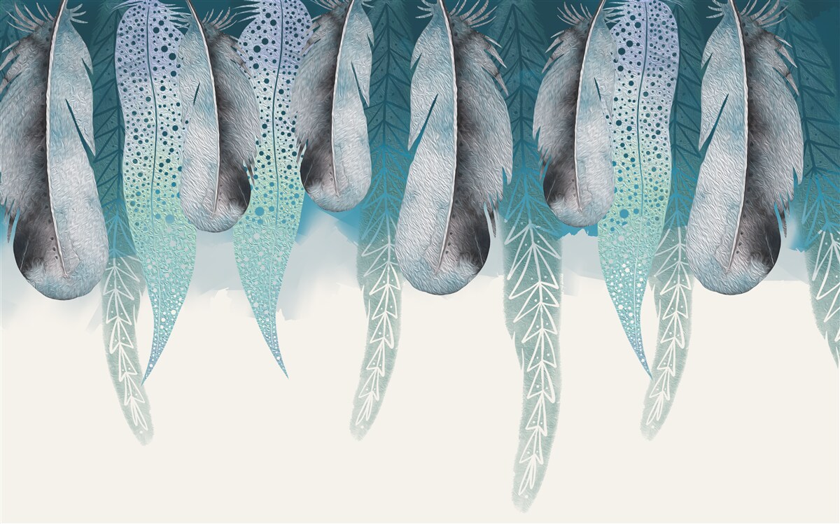 Fototapeta abstraktné pozadie s obrázkom peria