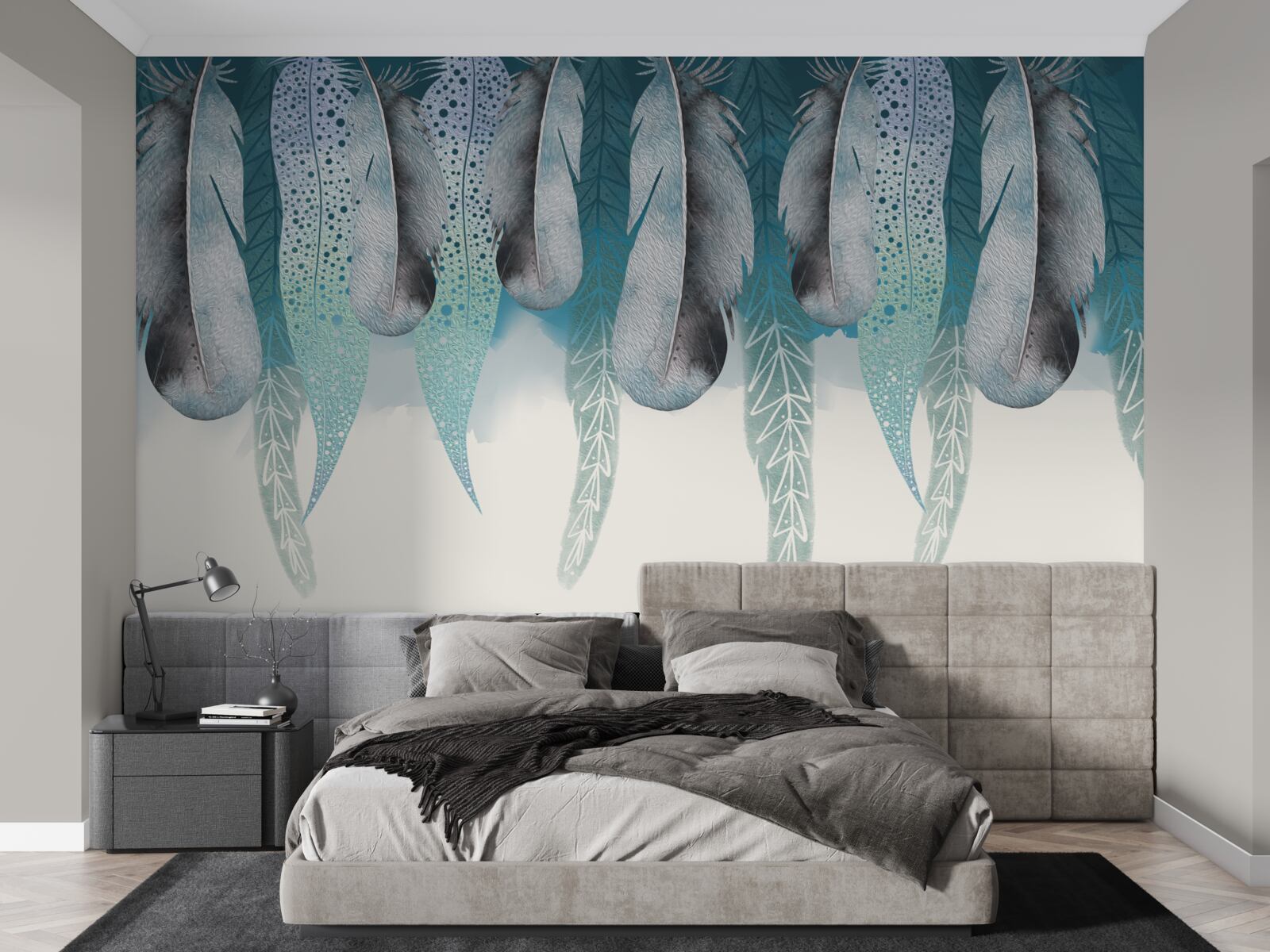 Fototapeta abstraktné pozadie s obrázkom peria