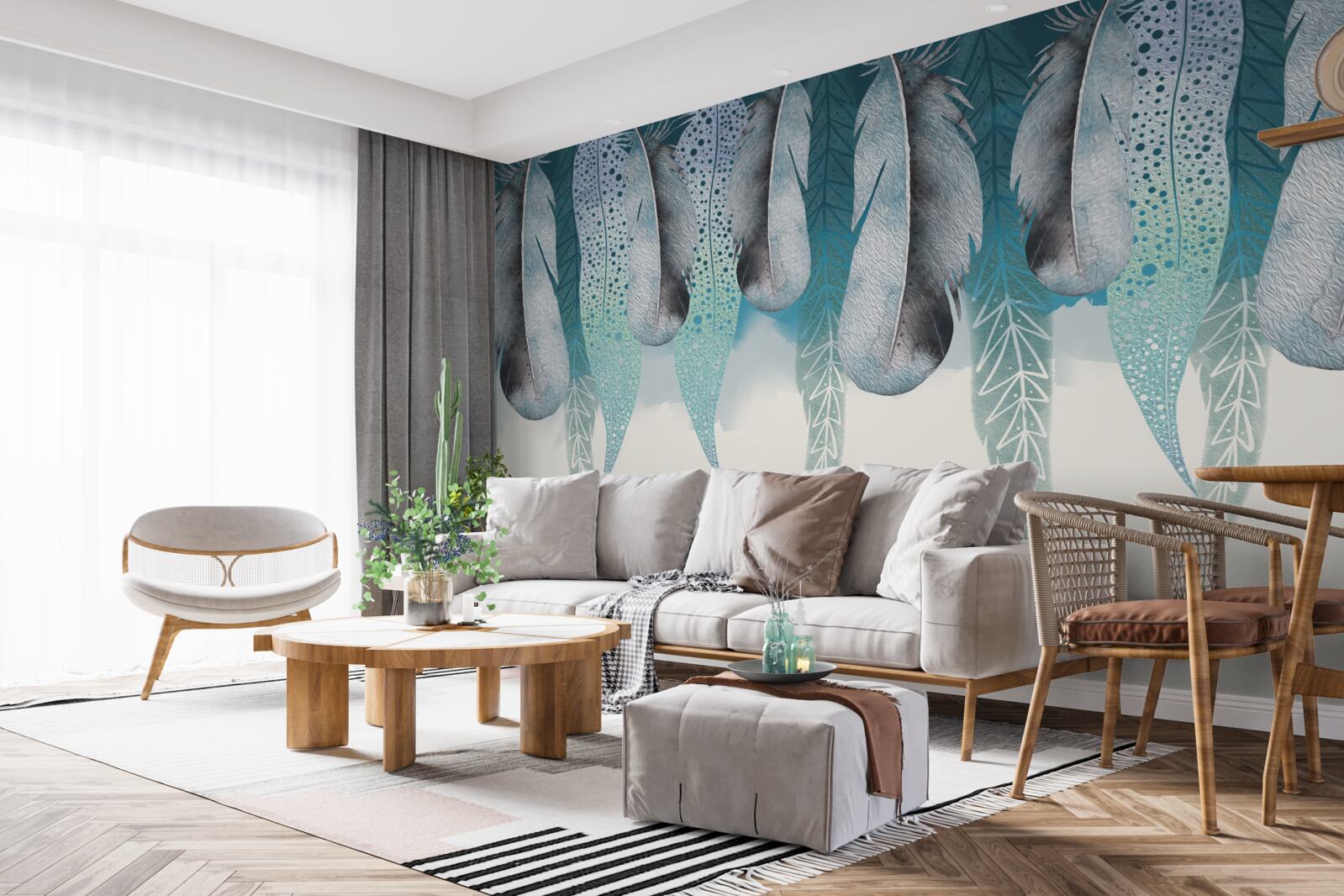 Fototapeta abstraktné pozadie s obrázkom peria