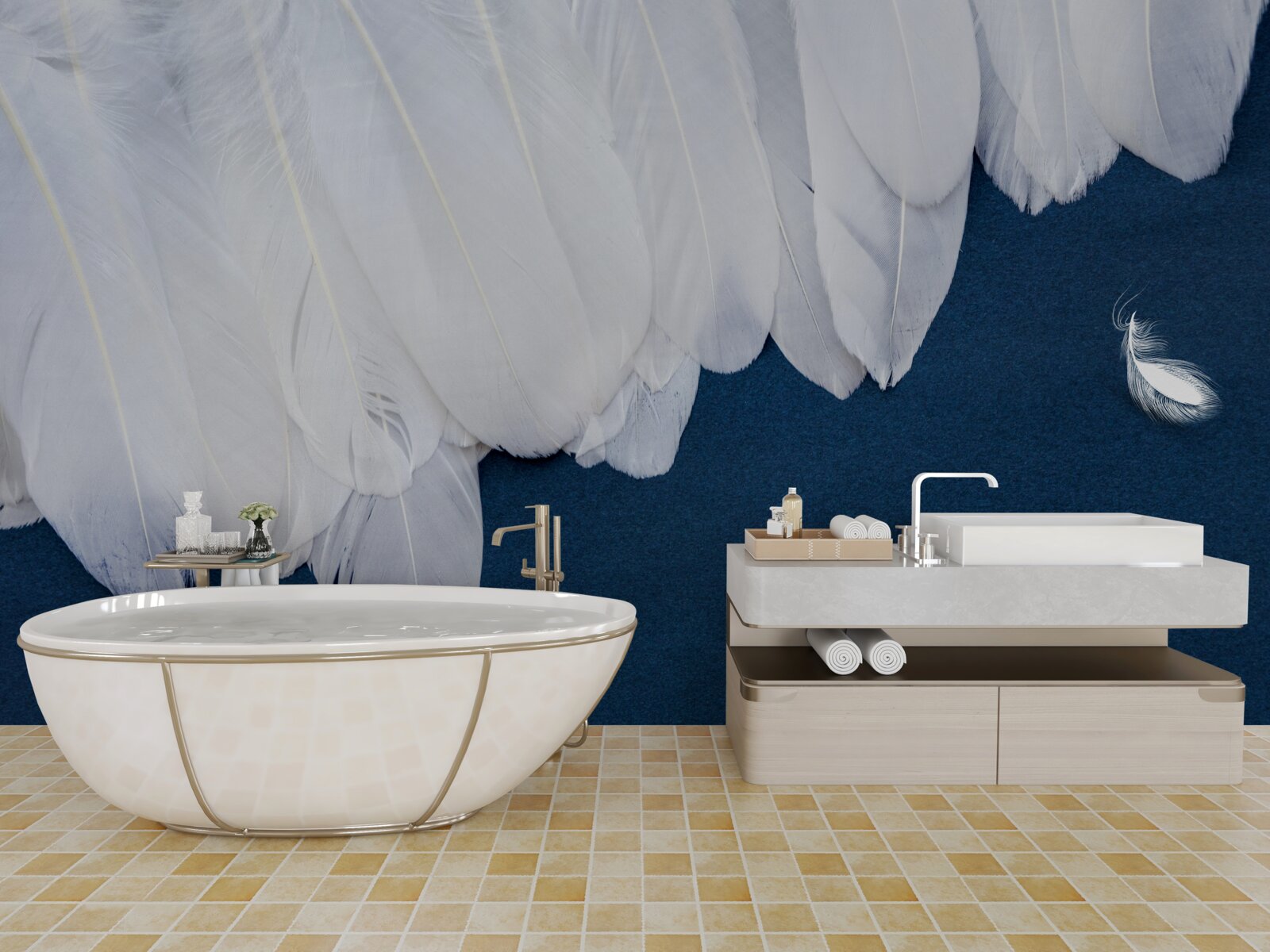 Fototapeta ľahké, jemné páperie