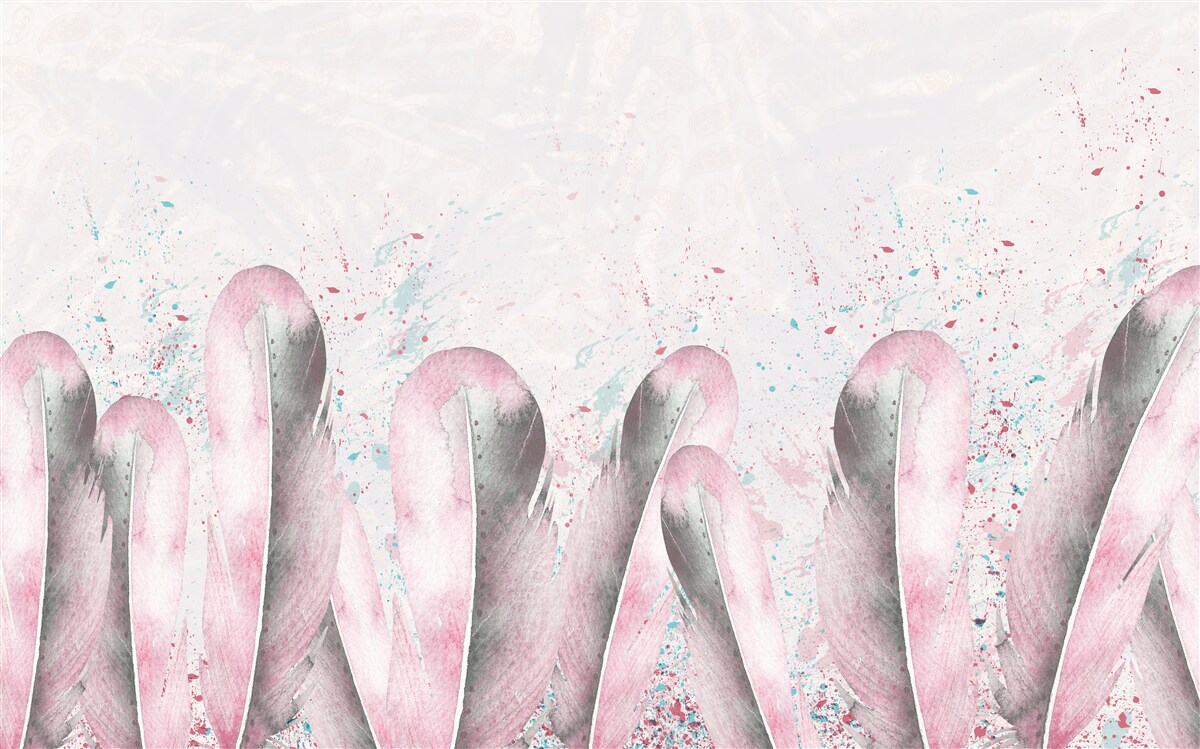 Fototapeta pochúťka ružového peria