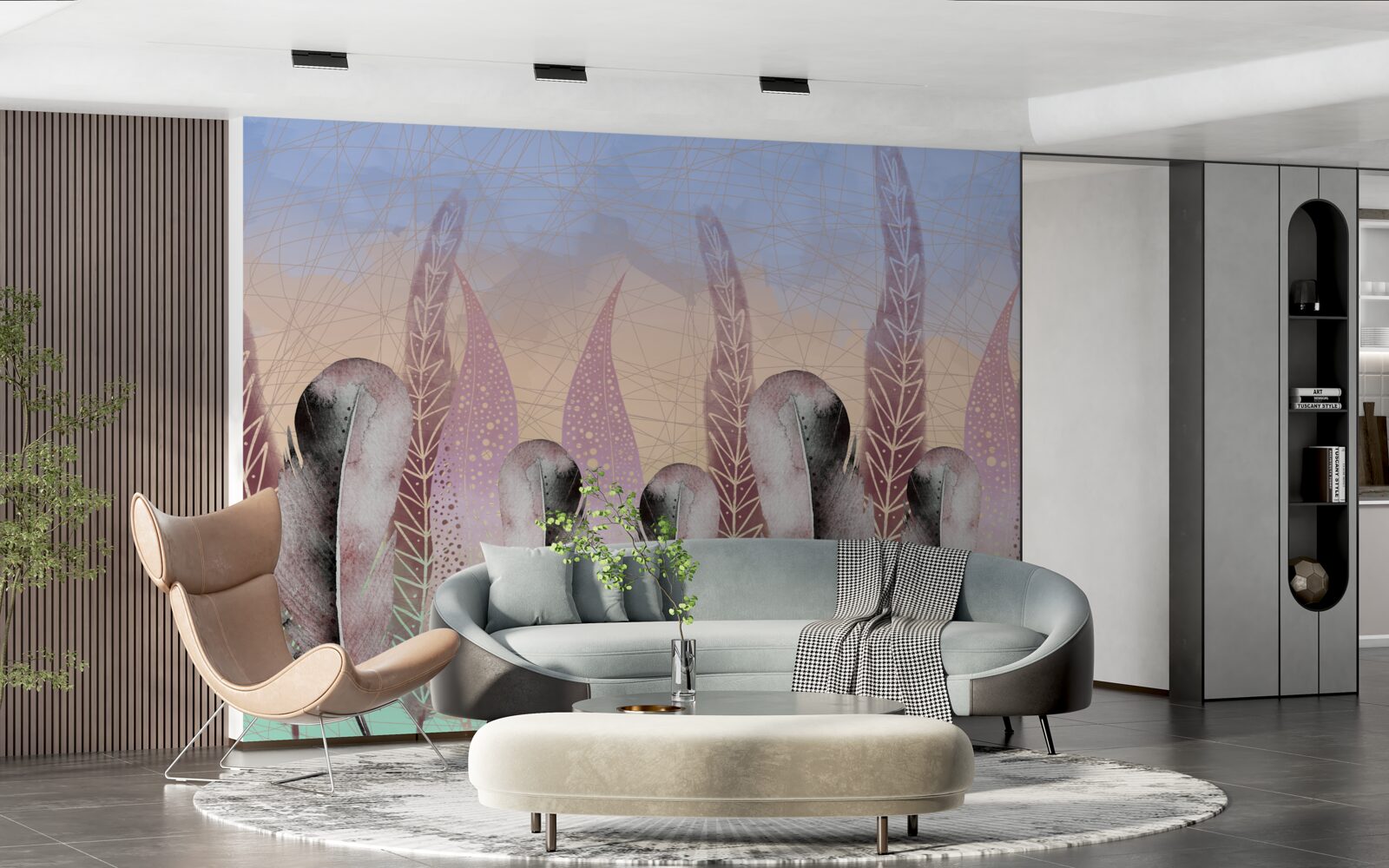 Fototapeta vektorová kolekcia peria