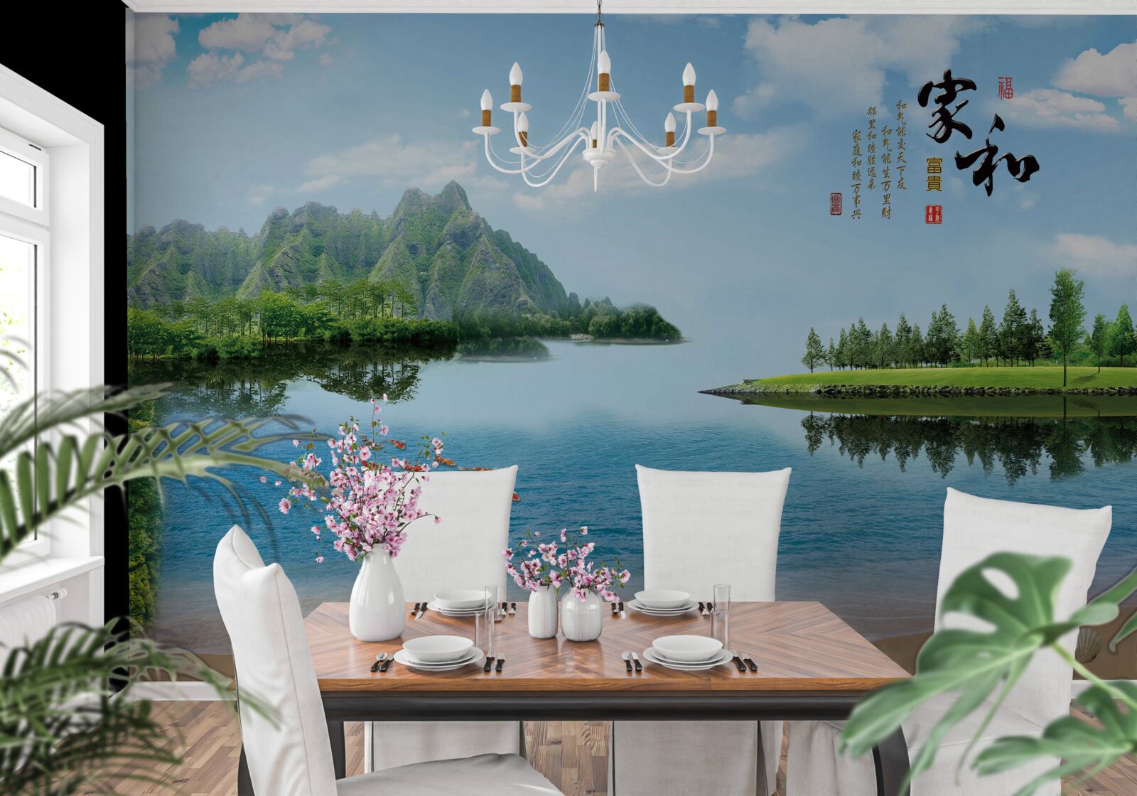 Fototapeta farebná letná krajina