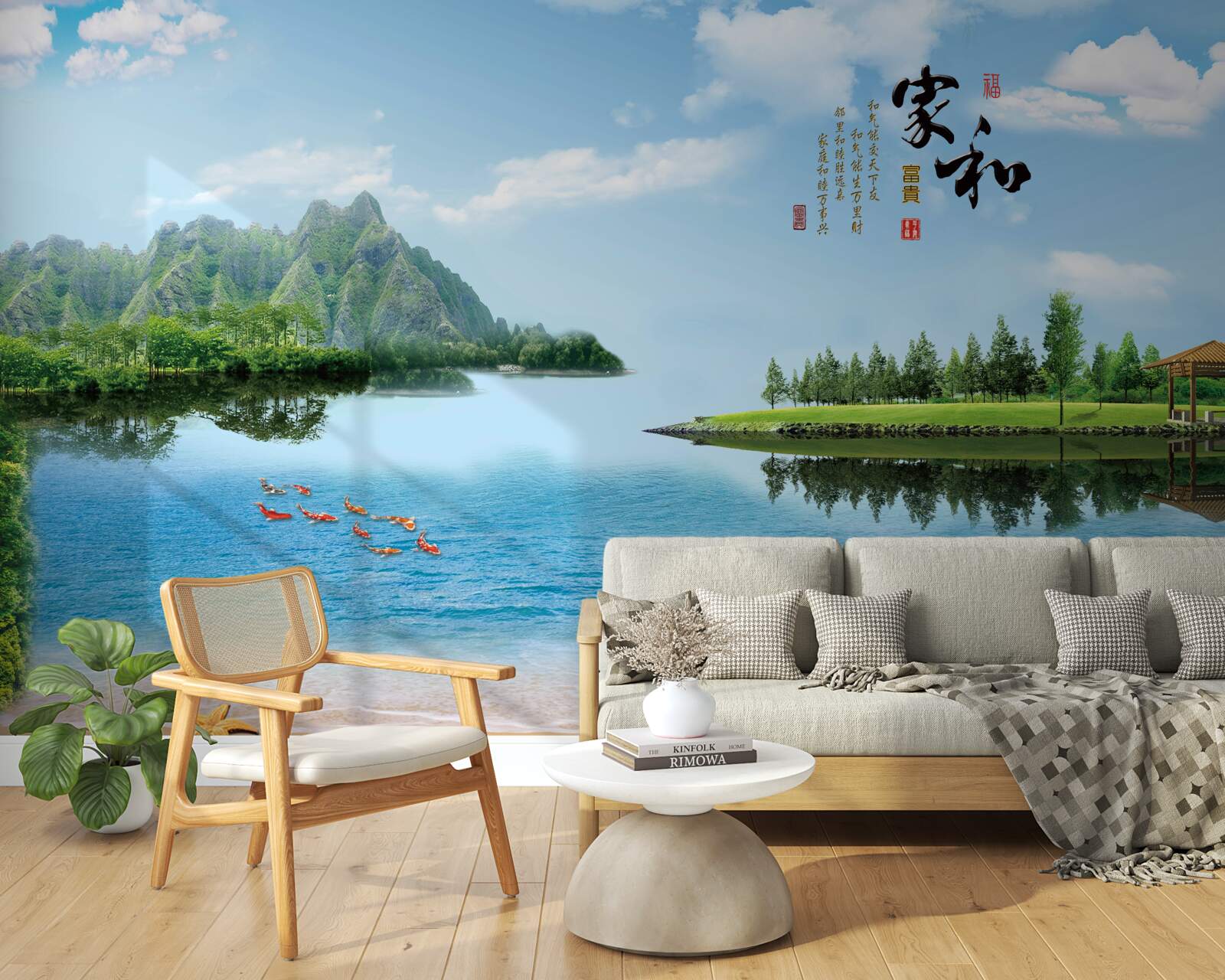 Fototapeta farebná letná krajina