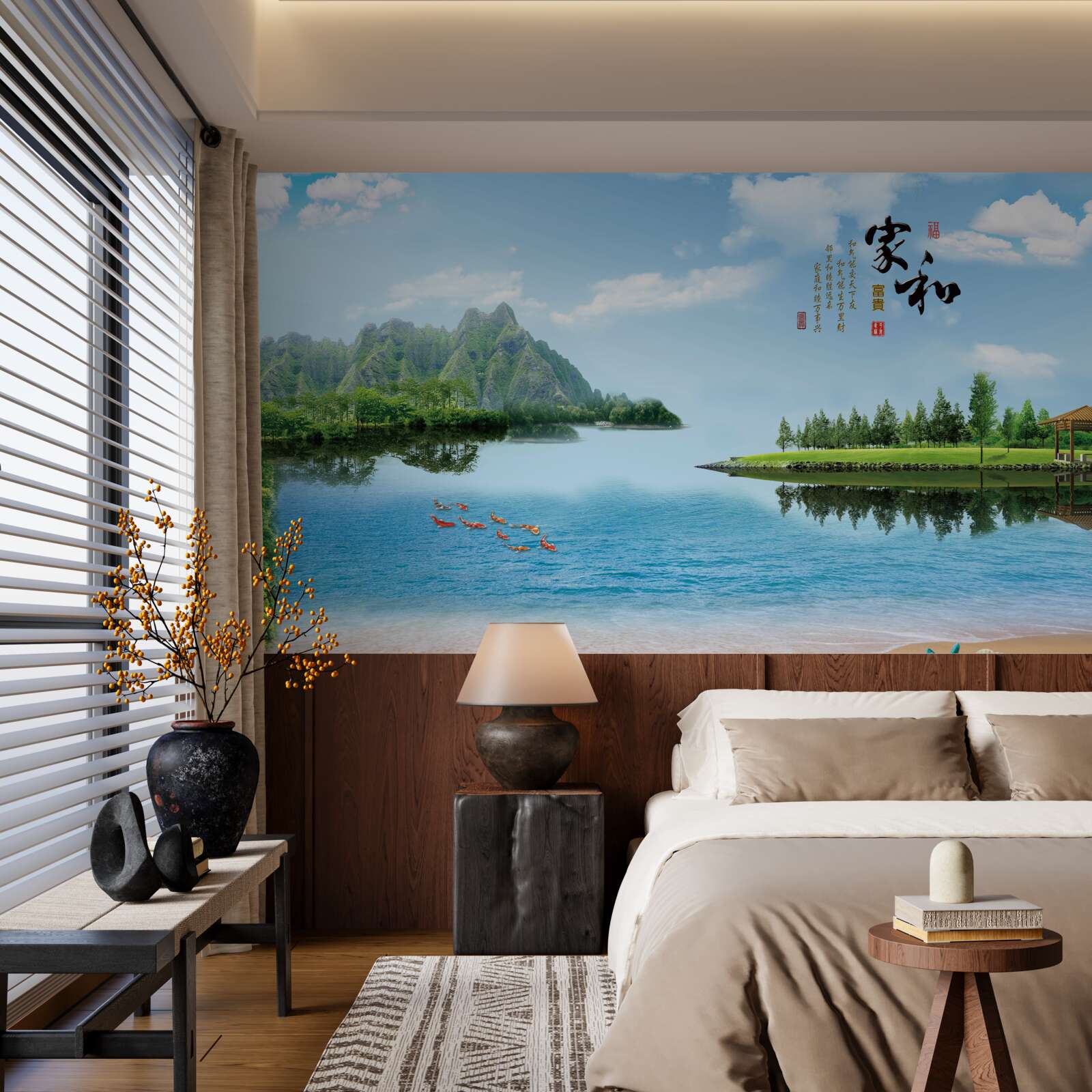 Fototapeta farebná letná krajina