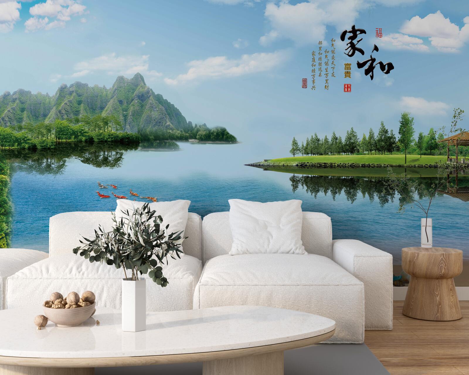 Fototapeta farebná letná krajina