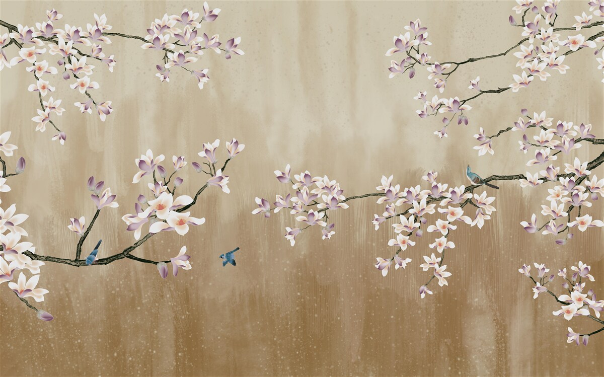 Fototapeta kvety kvitli a robili radosť vtákom