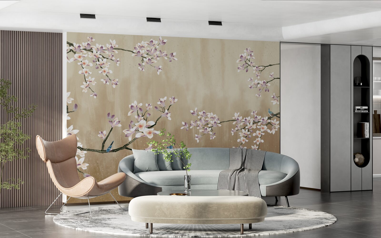 Fototapeta kvety kvitli a robili radosť vtákom