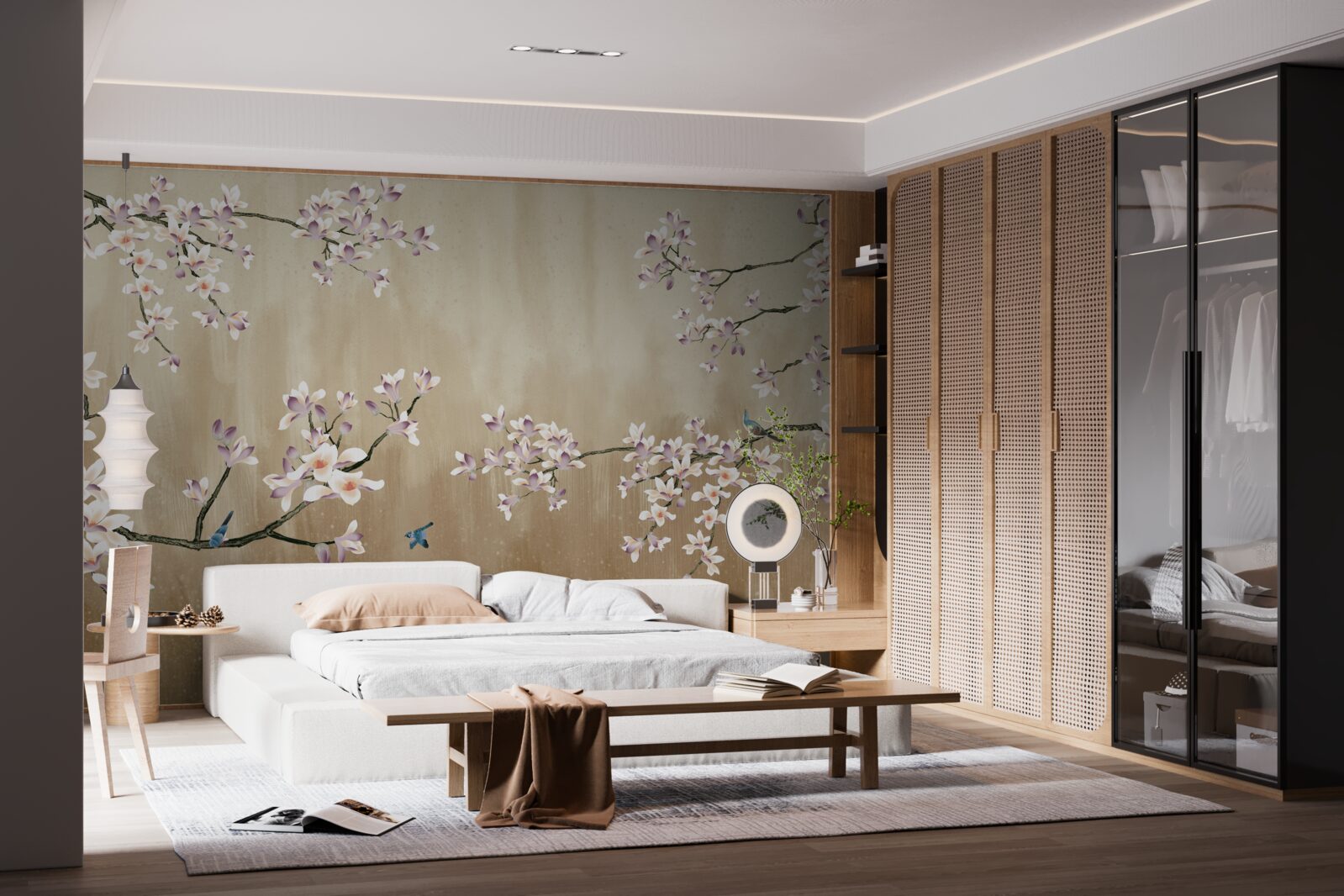 Fototapeta kvety kvitli a robili radosť vtákom