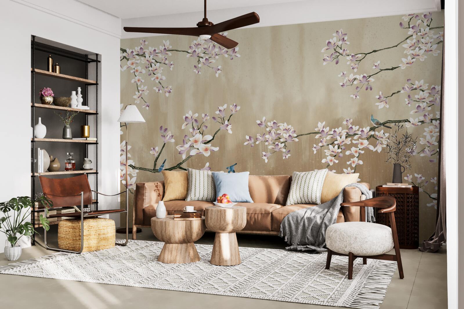 Fototapeta kvety kvitli a robili radosť vtákom