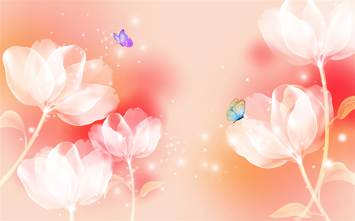 Fototapeta tulipány s priehľadnosťou