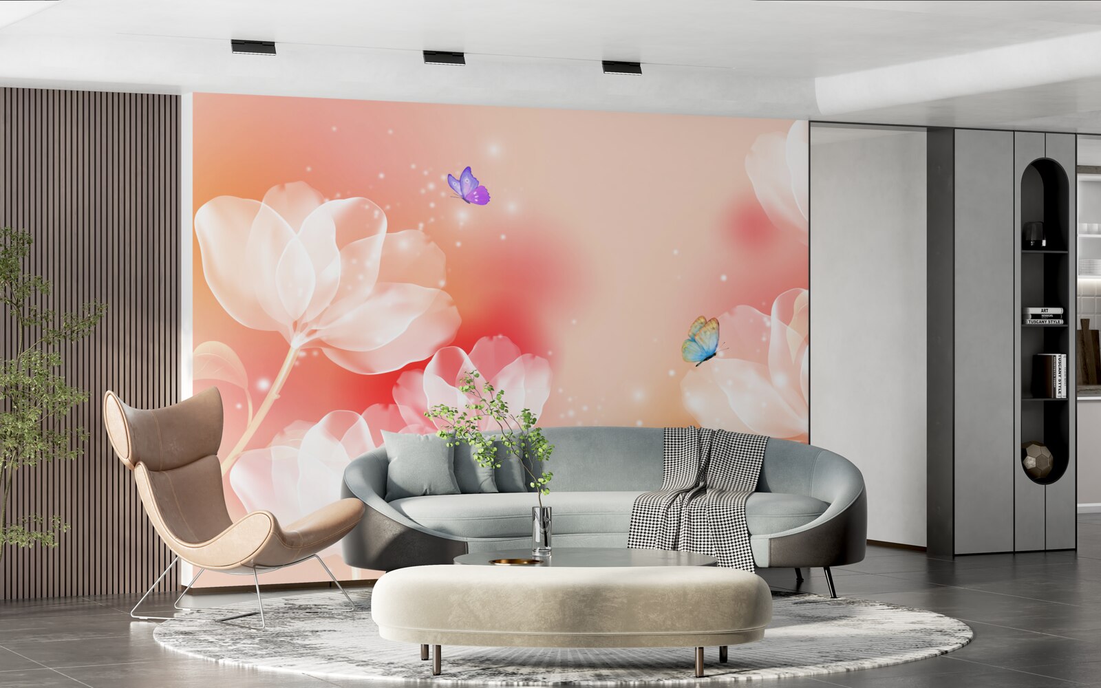 Fototapeta tulipány s priehľadnosťou