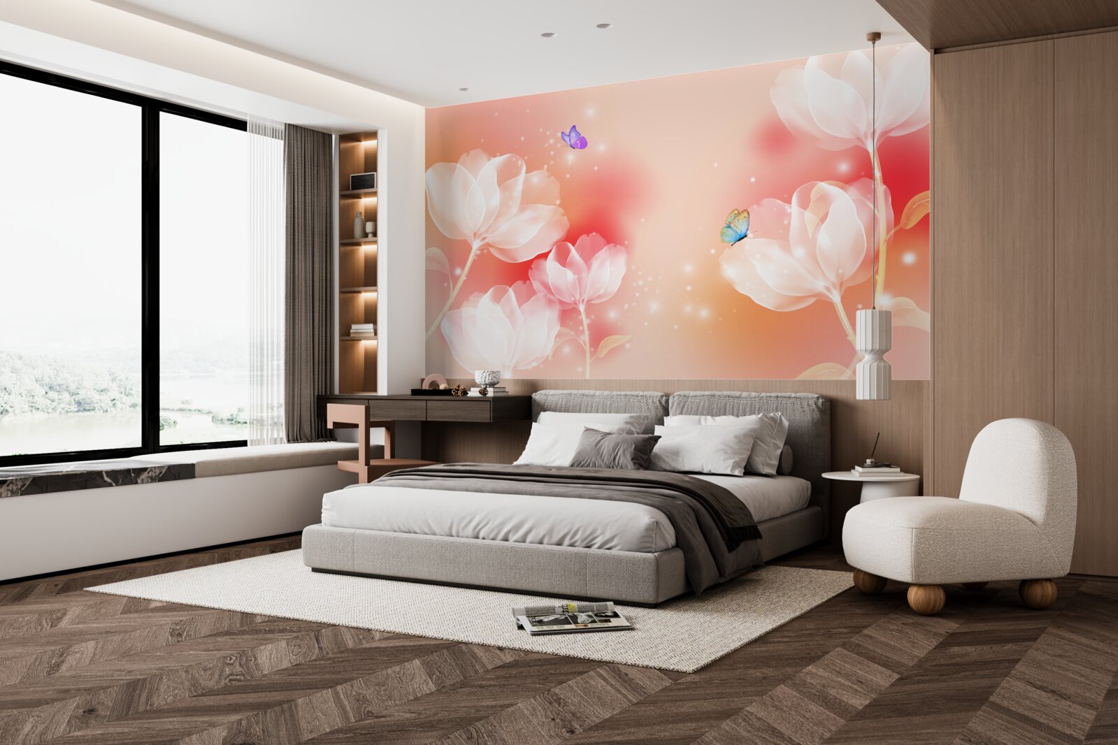 Fototapeta tulipány s priehľadnosťou