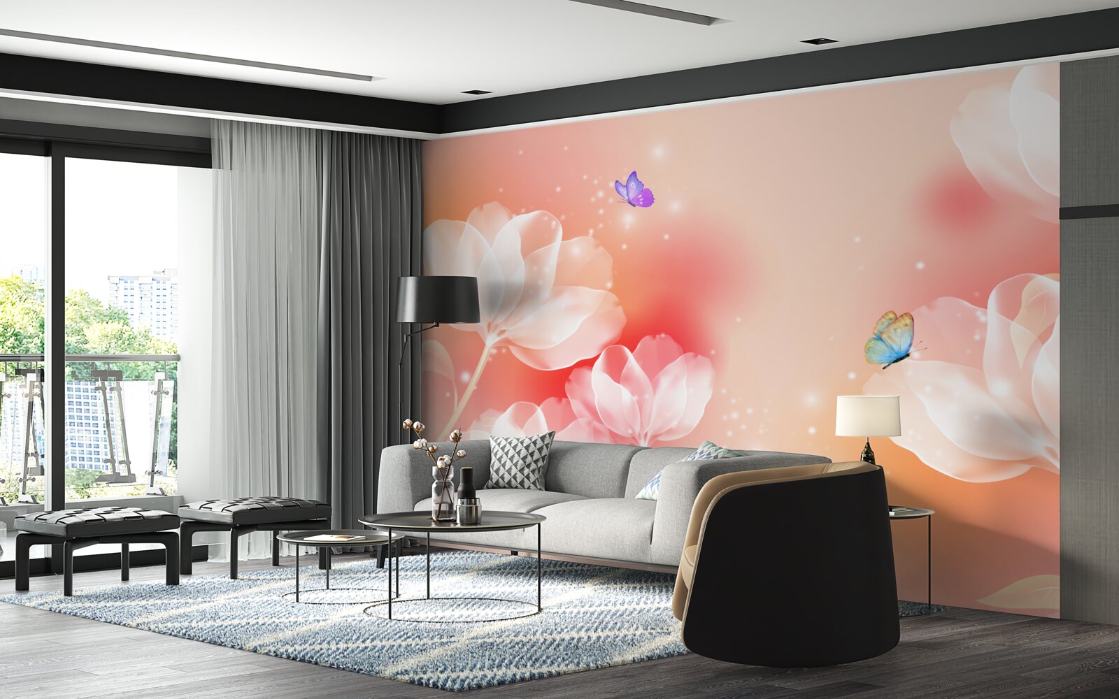 Fototapeta tulipány s priehľadnosťou