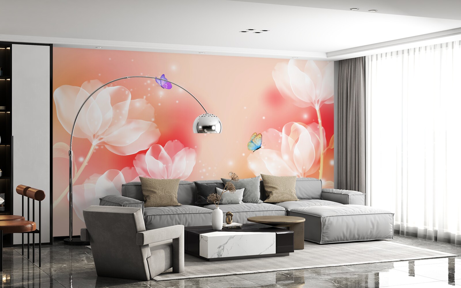 Fototapeta tulipány s priehľadnosťou