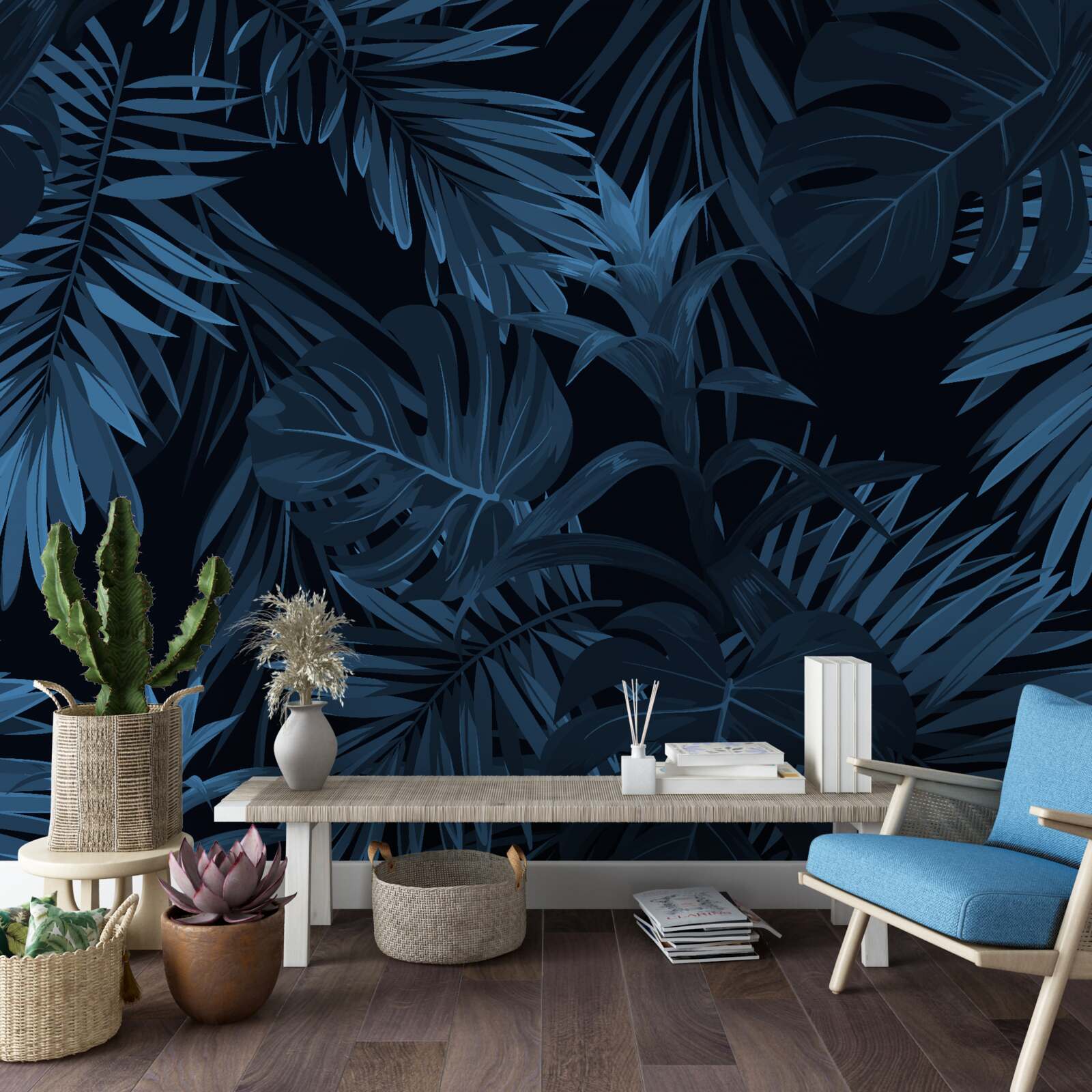 Fototapeta dažďový prales pod rúškom noci