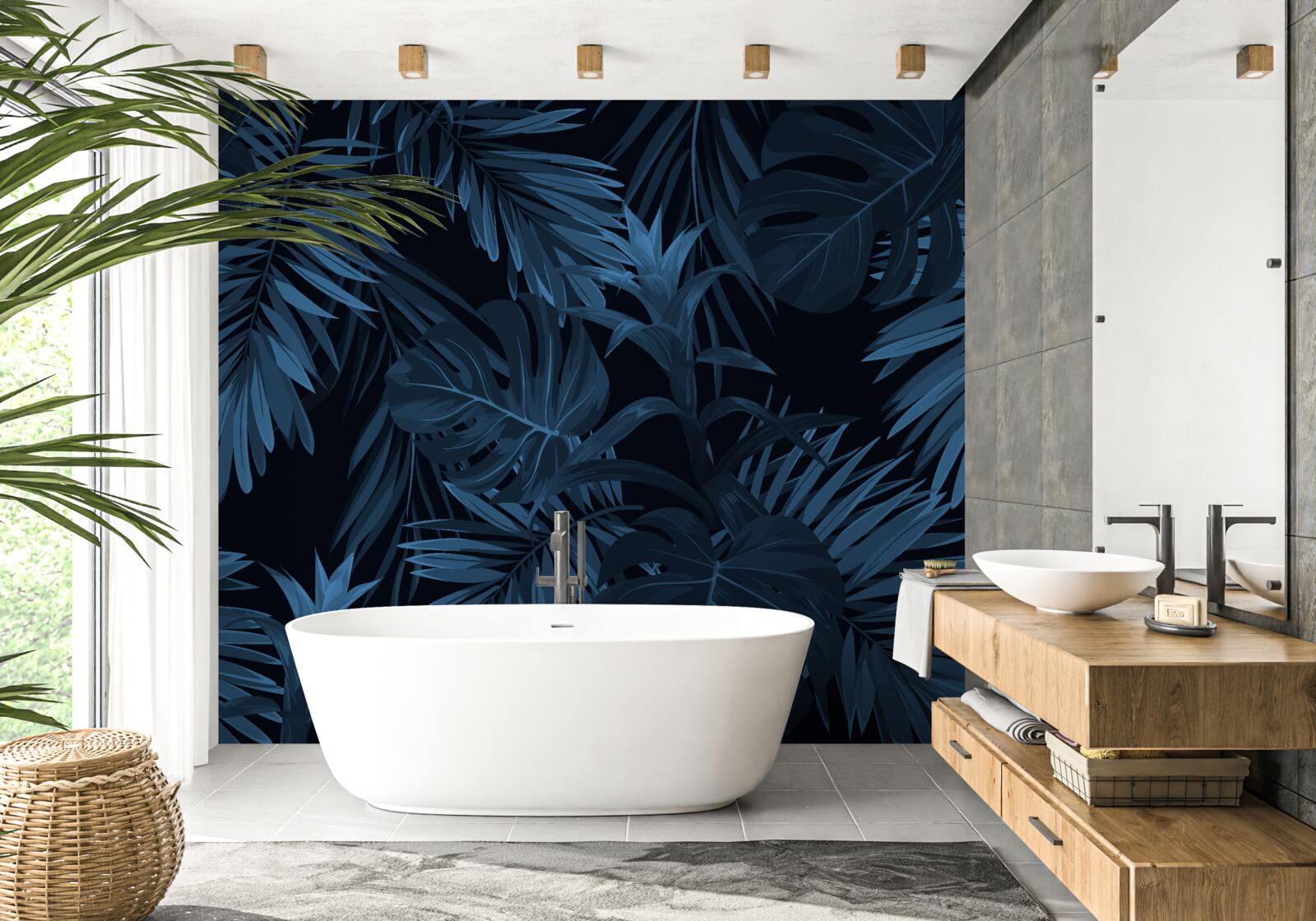 Fototapeta dažďový prales pod rúškom noci