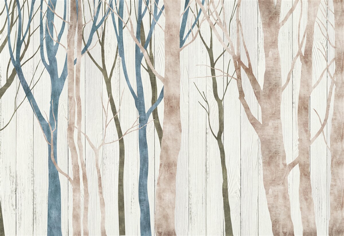 Fototapeta obraz chudého lesa