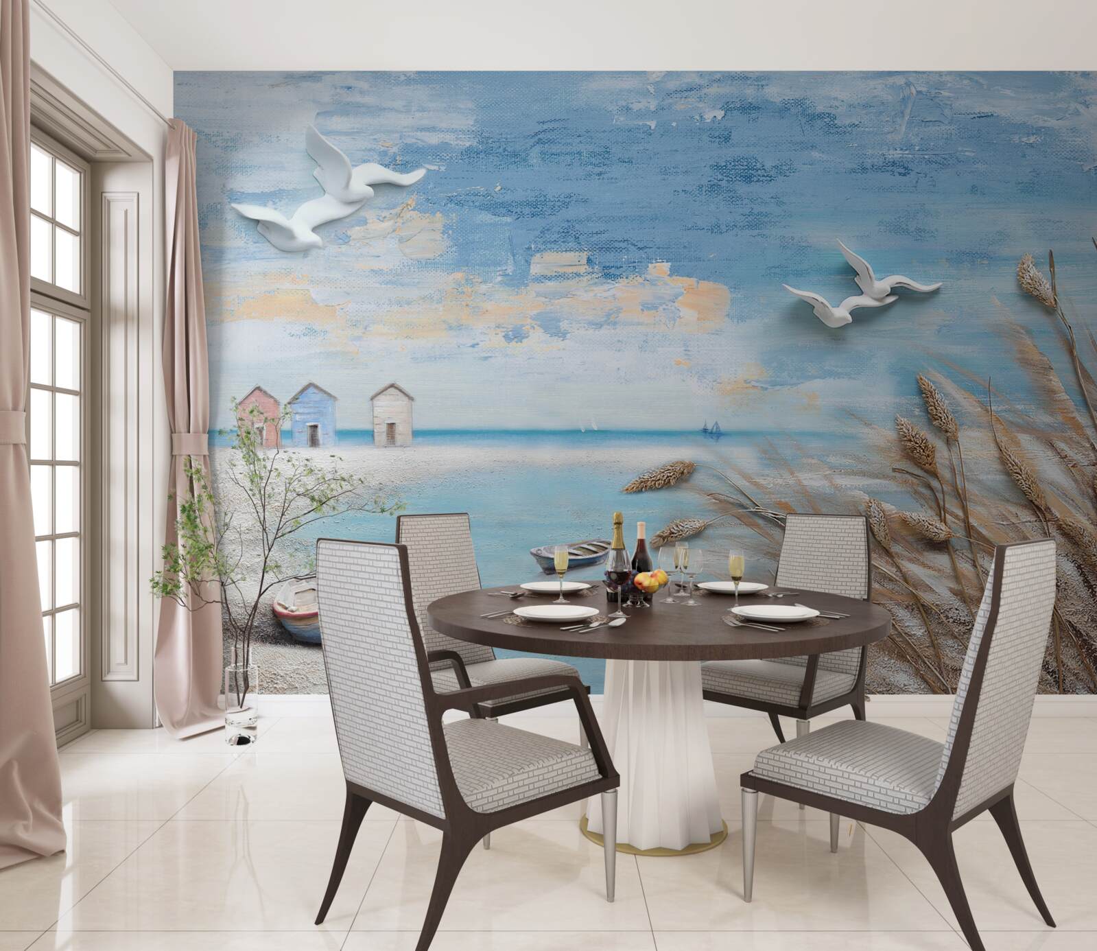 Fototapeta pobreží v jesennej sezóne