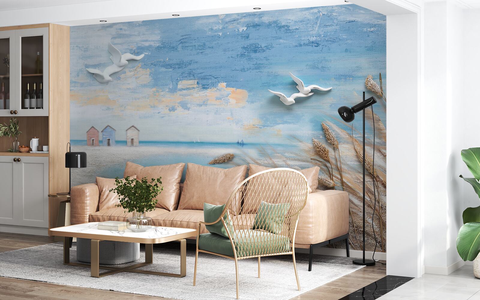 Fototapeta pobreží v jesennej sezóne