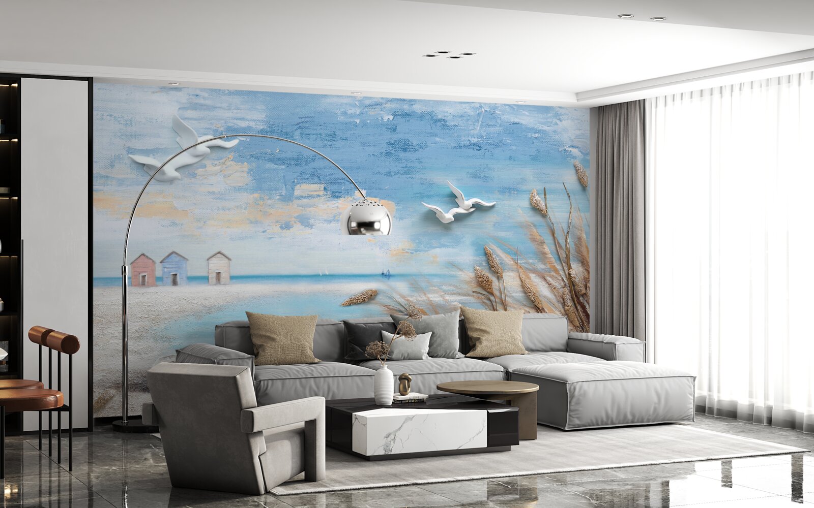 Fototapeta pobreží v jesennej sezóne