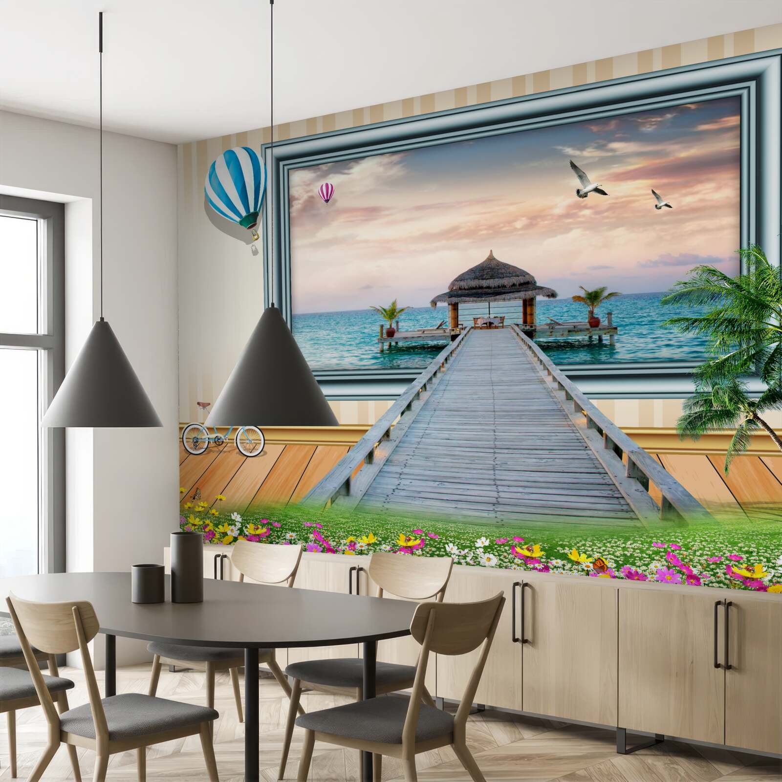 Fototapeta obrázok s morským dokom