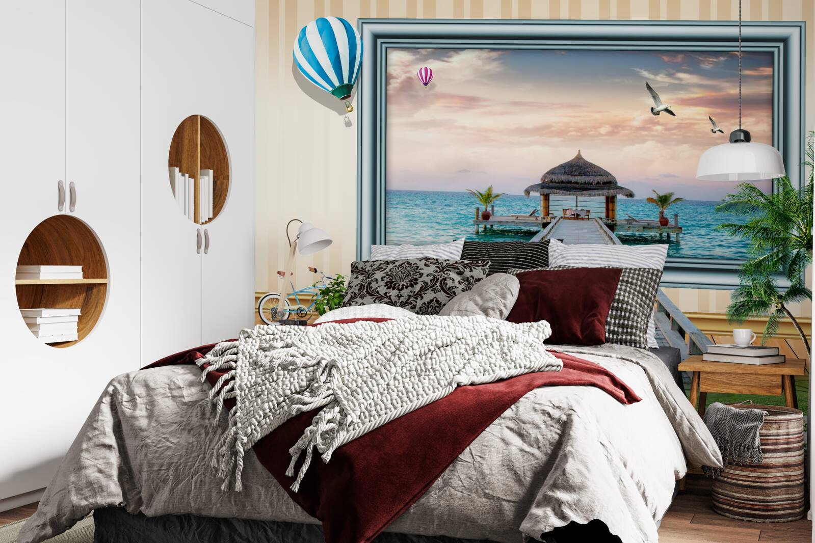 Fototapeta obrázok s morským dokom